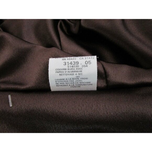 Jessica McClintock Formal Gown Size 9/10 Halter Brown Gunne Sax Prom Wedding NWT - Picture 6 of 12